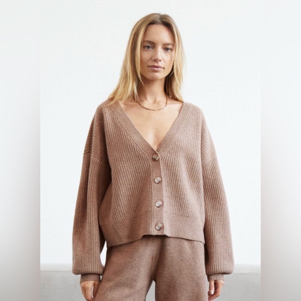 Aritzia Beige Cardigan “The Group by Babaton”